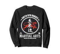 Shito-Ryu Karate Dragon with Kanji Power for Karateka Sweatshirt
