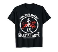 Shito-Ryu Karate Dragon with Kanji Power for Karateka T-Shirt