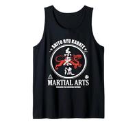 Shito-Ryu Karate Dragon with Kanji Power for Karateka Tank Top