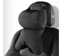 SHITONGSHANGMAO Car Neck Pillow for MG HS MK2 2024 2025, Car Headrest with Anti-Slip Dynamic Support for Long-term Driving, Memory Foam & Leather,Black