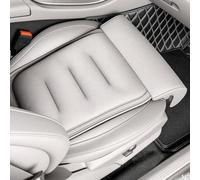 SHITONGSHANGMAO Car Seat Cover for Dongfeng Forthing T5 Evo 2021 2022 2023 Seat Extension Cushion with Leg Support Thigh Rest for Long Distance Driving Microfiber Leather,White