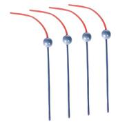 SHITOOMFE 4Pcs Cat Wand Replacement Toys for Interactive Motorized Kitten Toy, Plastic Cat Wand Toy Refill Indoor Kitten Play & Exercise