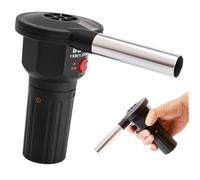 SHITOOMFE Air Blower, Fire Blower for Barbecue, Portable Battery Operated Air, Practical Tools for Picnic, Camping, Light Up Charcoal Barbecue Outdoor