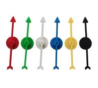 SHITOOMFE Arrow Spinner 6PCS 3.9 Inch Board Game Spinner in 6 Colors Plastic Spinner Board Game Replacement for Classroom Home School Funny Party Game Game Spinner
