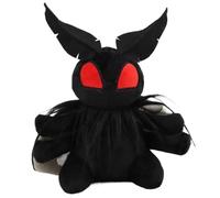 SHITOOMFE Creepy Stuffed Animals, Mothmans Plush, 9.84 Inch Red Eye Moth Plush, Soft Funny Creepy Stuffed Animals, Ugly Dolls for Kids Halloween Birthday Party Favors Gifts
