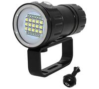 SHITOOMFE Diving Flashlight, Dive Light, High-Power Bright Diving Flashlight with 7 Modes, Waterproof Portable Underwater for, No Battery