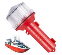 SHITOOMFE Marine Flares, Boat Flares 3 Color LED Solar Marine Waterproof & Moistureproof Boat Safety Kit for Fishing Nets, Buoys and Boats