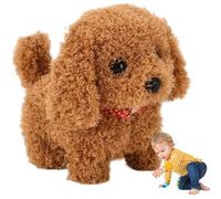 SHITOOMFE Robot Puppy That Acts like a Real Puppy Plush Teddy Robot Dog Realistic Woof and Moving Animated Nodding Head Dog Toys for Kids Toddlers
