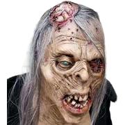 SHITOOMFE Scary Halloween Mask, Scary Mask, Realistic Full Head Old Man Latex Zombie, Halloween Props for Masquerade, Costume Parties, Carnival, Christmas, Easter, Stage Performances