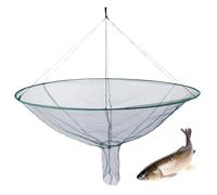 SHITOOMFE Shrimp Net, Foldable Fishing Net, Portable Bait with Rope, Catching Shrimp Fishing Multifunctional Pier for Freshwater, Lake and Bridge, Pier