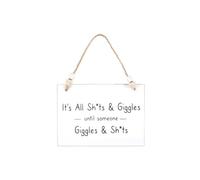 Shits & Giggles Hanging Sign
