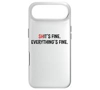 Shit's It's Fine Everything's Fine Funny Sarcastic Humor Pun Case for iPhone Air