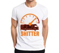 Shitter Motorhome Camping Camper Caravan Beautiful Gift Men's T-Shirt, White, M