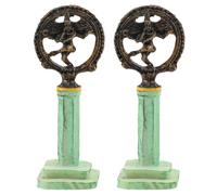 Shiva Dance Statue Resin Decorative Sculpture for Temple Display