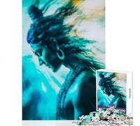Shiva Flowing Energy Hard Jigsaw Puzzle for Adults 1000 Pieces Birthday Gifts Difficult Hard Home Decoration Toys for And 14 Years And over (38x26cm)