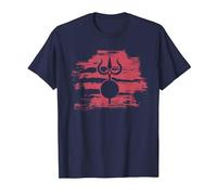 Shiva Hinduism India Buddhism Ganesha Religion Hindu Vishnu T-Shirt, Men, Navy Blue, 5X-Large