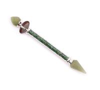 Shiva Lingam Magic Wand In Green Aventurine For Happiness & Positivity