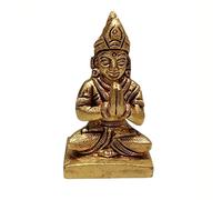 Shiva Lingam Shop Brass Parvati Maa Idol - 2.25" Inch Mother Goddess Murti Sitting Statue for Pooja Mandir, Temple, Home Décor, Religious Gift, Spiritual Showpiece for Festival & Gifting