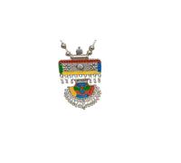 Shiva Lingam Shop Silver Colourful Necklace with Earrings Set for Women | Oxidized Traditional Jewellery | Multicolor Boho Necklace & Earring Combo for Ethnic, Festive & Party Wear