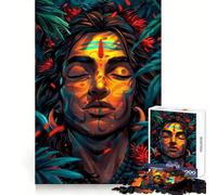 Shiva Meditation 1000 Piece Jigsaw Puzzles for Teenagers Smart Game Bonding Time Image Assembly Fine Art Piece 50x75cm