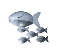 Shivachic Wall Furniture-Fish Decoration-Home Decoration-Equipped Wall Decoration-Interior/Outdoor Wall Accessories-Family Fish Decoration (27x30)
