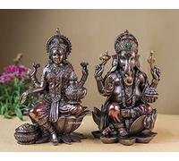 SHIVAJI ARTS Lakshmi Ganesh Statue - 18.5 cm Ganesha Lakshmi Statue, Diwali Puja, Diwali Gifts, Hindu God