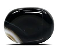 Shivay Astro Precious Sulemani Hakik Stone Black Onyx Top Quality Natural Rashi Ratan Astrological Purpose Igi Certified Loose Cut Gemstone For Men And Women-B0DBVDYLMRNAMZ