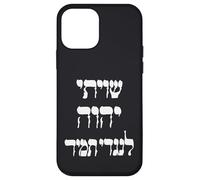 Shiviti Hashem L'negdi Tamid Hebrew Bible Psalms Case for iPhone 12 mini