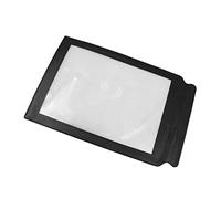 Shiwaki 2 Pieces PU frame Reading Magnifiers,A4 Sheet Reading Magnifier,Full Page ultra thin mince Reading Magnifier,Magnifying Glass for Elderly,Business Card Newspaper View
