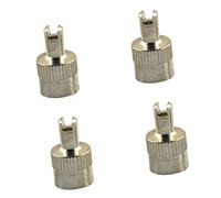 Shiwaki 4Pcs Slotted Head Car Motorcyle Tire Valve Stem Dust Cap Cover Remover Tool