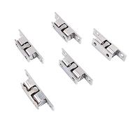Shiwaki 5pcs Ball Catch Nickel plated Adjustable Double Ball Tension Roller Catch Latch Hardware Fitting for Cabinet Closet Furniture Door(50MM)
