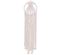 Shiwaki Handmade Dream Catcher Macrame Wall Hanging, Cotton Dreamcatcher Wall Art for Vintage Wedding Home Decorations, woven tapestry decoration pendant decoration dream catcher