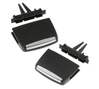 Shiwaki Upgraded Rear Air Conditioning Vent Outlet Tab Clip Kit, Manual, Plastic, Black for BMW X5 E70 2006-2012 and BMW X6 E71 2008-2013