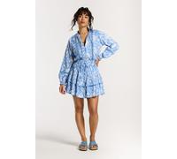 Shiwi Elsie Blouse Flower Blue Periwinkle Flower size M | Mini Dresses Outlet | Women | Blue M