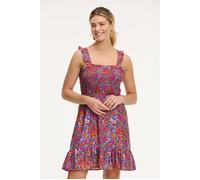 Shiwi Fiesta Dress Sicilian Flower Purple Sicilian Flower size S | Mini Dresses Outlet | Women | Purple S