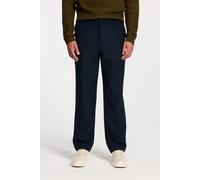 Shiwi Ford Wool Blend Straight Fit Trousers Blue Dark Navy size XXL | Pants Outlet | Men | Blue XXL