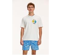 Shiwi Get Sunny T-shirt Jet Stream White size M | Print T-Shirts Outlet | Men | White M
