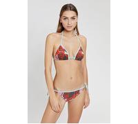 Shiwi Ladies Abstract Leaf Liz Triangle Top Multi Colour size 44 | Bikinis Outlet | Women 44