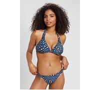 Shiwi Ladies Leopard Spot Bibi Trangle Top Poseidon Blue size 34 | Bikinis Outlet | Women | Blue 34