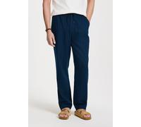 Shiwi Lenny Linen Trousers Yarn Dye Stripes Blue Dark Navy Stripes size M | Pyjamas Outlet | Men | White M
