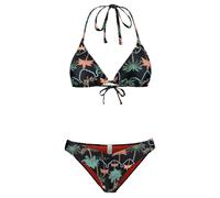 Shiwi Liz Bikini Set Jaipur Palm Black Black size 40 | Bikinis Outlet | Women | Black 40