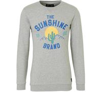 Shiwi Mikina The Sunshine grey printed men's sweatshirt XL