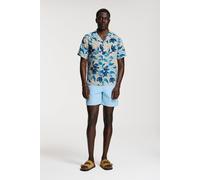 Shiwi Vic Short Sleeve Shirt Floral Leafs Blue Sky Floral Leafs size M | Swimming Trunks Outlet | Men | Blue M