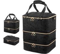Shixian Nail Polish Storage, Portable Nail Enhancement Bag, Waterproof Nail Enhancement kit Supplies Storage Travel Storage Bag