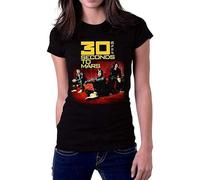 SHIXUED 30 Thirty Seconds to Mars 30stm Women's T Shirt Black S