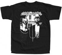 SHIXUEDI Dystopia Band Black White Men T-Shirt Black Unisex Sizes S-3XL Black L