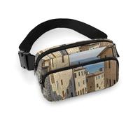 Shiyan House Waist Bag Fashion Fanny Bag with Adjustable Strap for Outdoor Workout Cycling Unisex, white, 20x13cm, Waist Bag