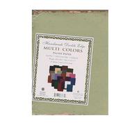 Shizen Design, Deckle Edge Paper, Multi Color Pack, 25 Sheets, 8.5x11 Inches SA-822
