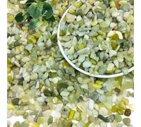 SHIZWU Garden Stones, Polished Jade Gravel for Garden, Plant Pots, Fish Tank, Aquarium, Landscaping, Vase Fillers, Christmas Cactus and Succulents (6-9mm, 1.8kg)