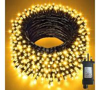 SHJKBST 80M/262FT LED Fairy Lights, Outdoor/Indoor Waterproof String Light with 8 Modes, Warm White Lighting String Light for Garden, Xmas, Tree Party Wedding Decorations (80m)